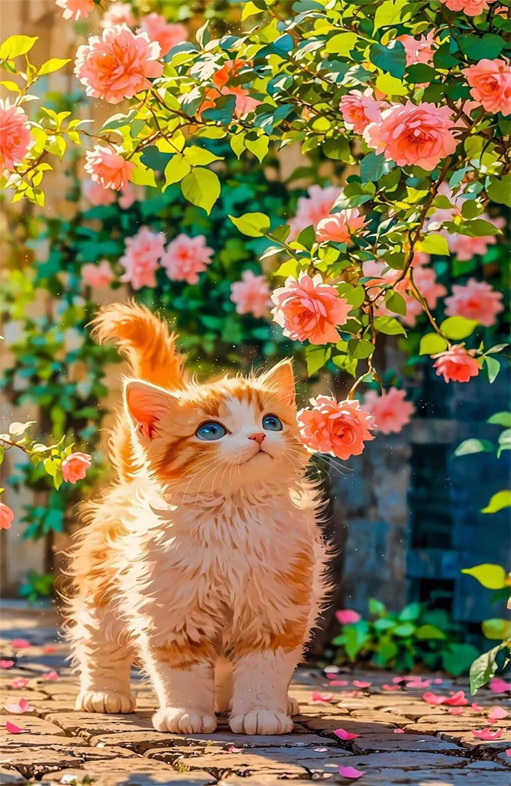 Puzzle 1500 Piezas para Adultos y Familia - Gato Rosa | Rompecabezas de 87x57 cm | Juego de Mesa de Descompresión y Relajación Cumpleaños
