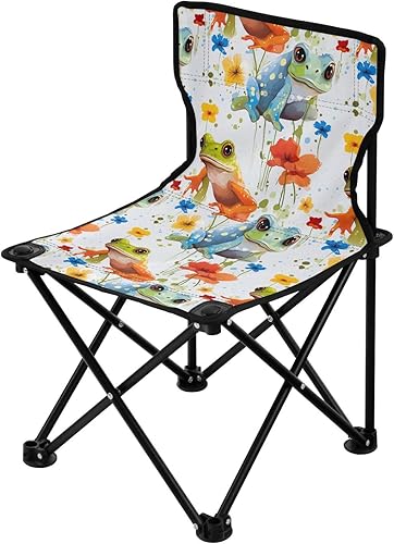 Miniatura 4 de Outdoor Folding Cute Frog Flower Camping Chairs for Adults Portable Camping Chair Lightweight Lawn Chair 202a4989