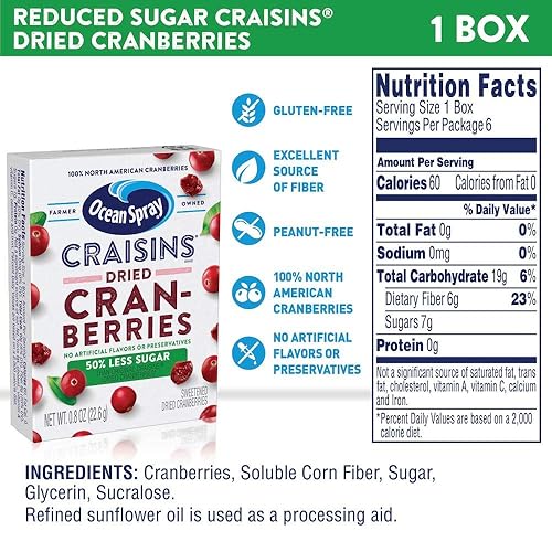 Vista 3 de Ocean Spray Craisins Arándanos secos