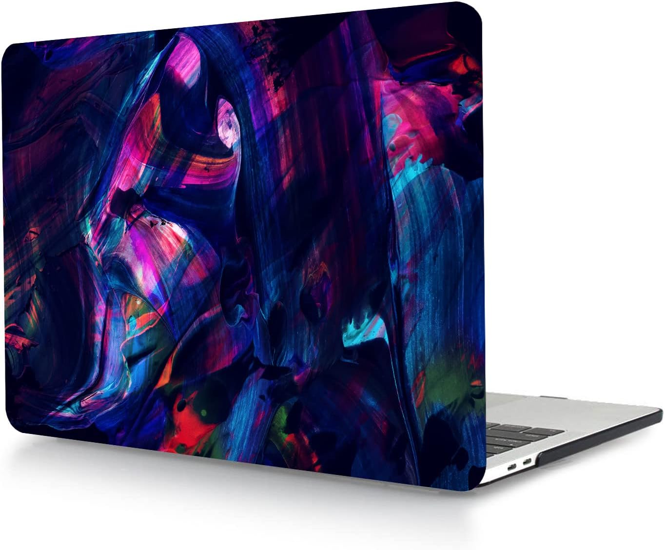 Hard Case Compatible with New MacBook Air 13 Inch Case 2020 2019 2018 Release Model A2337 M1 A2179 A1932 with Retina Display and Touch ID, Matt Plastic Hard Shell Case Cover - Rose Navy