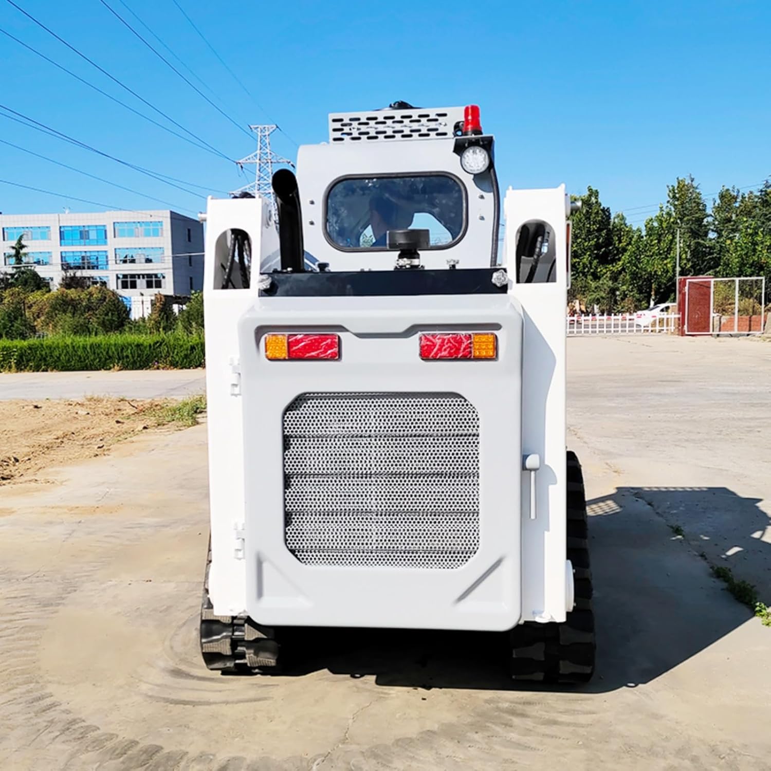 Reinforced Track Skid Steer Loader with Operator Cab Multipurpose Workhorse for Construction Applications Material Transport and Job Site Management with Reliable Traction