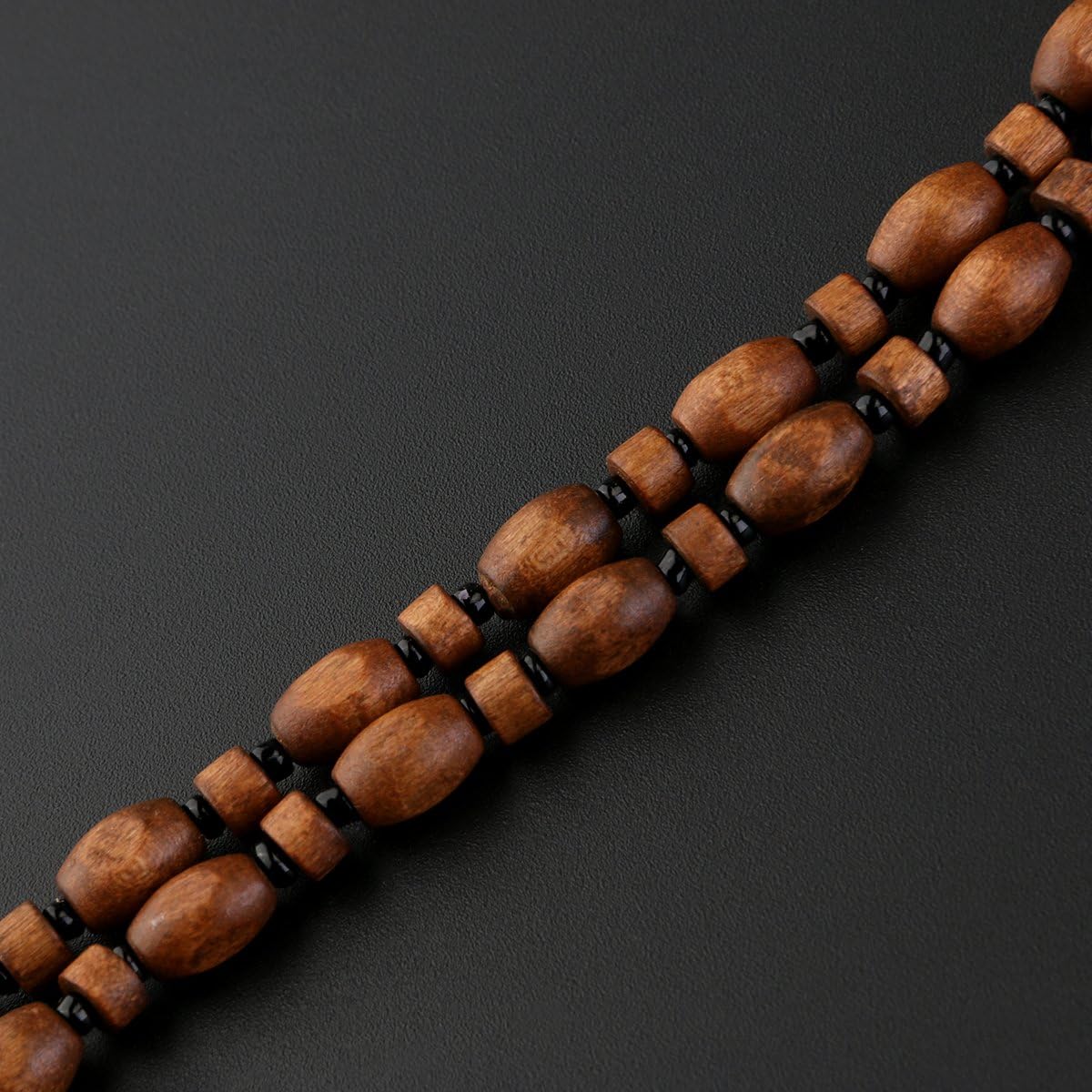 WINOMO Eyeglasses Chain Sunglasses Wood Bead Chain Neck Holder, As Shown, 29.5 inch