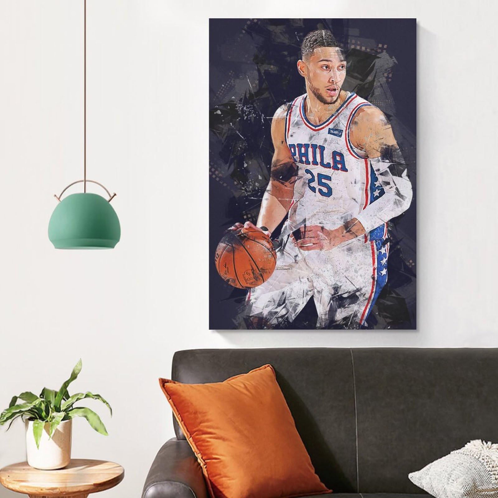 nba ベン・シモンズ　ポスター Amazon.co.jp: バスケットボール選手ベン・シモンズ壁画HDスポーツ