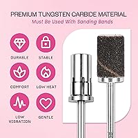 Vista 4 de Pana - 100 unidades de bandas para limar las uñas, con mandril color plata u oro