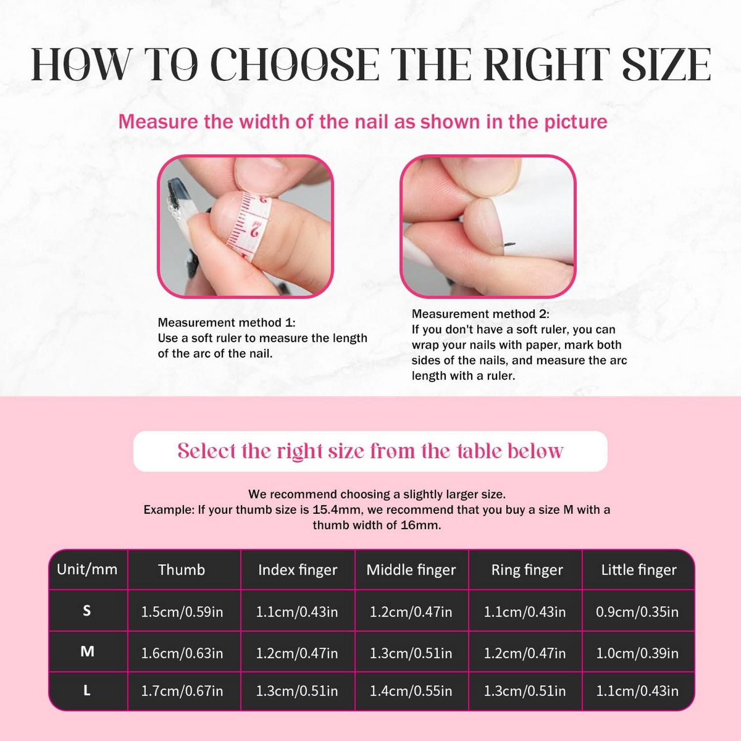 White French Tip Handmade Press on Nails Medium Square Fake Nails Muti-Layer Gel False Nails with 3D Flower Rhinestones Designs Thick Acrylic Nails Full Cover Stick on Nail for Women Nail DIY (Size M): M Colorful Almond M