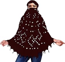 Cotton Long Scarf Cum Mask scarves Usable for vehicle Driver, Bandhani Printed Design, Universal Size, For Girl & Women, Breathable Sun Protection Light Weight (Maroon)