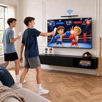 2 Pack Wired Wii Sensor Bar, Motion Game Accessories for Wii and Wii U