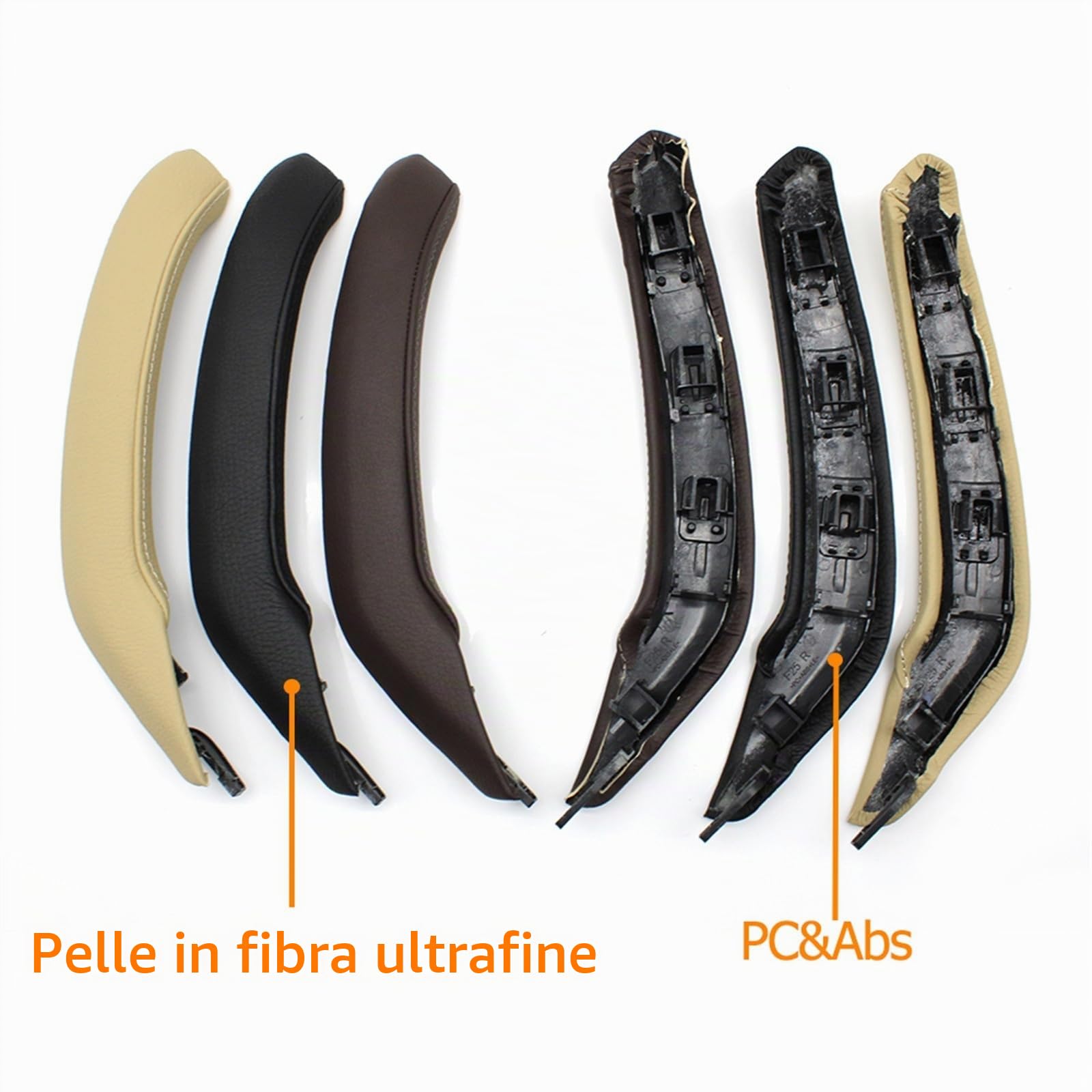 Auto Portiera Interna Maniglia Per BMW X3 X4 F25 F26 2011 2012 2013 2014 2015 2016 Car Interior Sinistra Stra Passeggero Porta Tirare Maniglia Copertura Esterna In Pelle Trim Auto Porta Maniglia ( Mis
