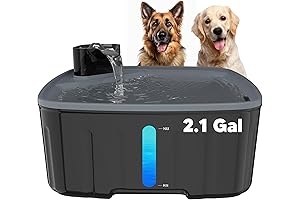 Dog Water Fountain 2 Gallon, Extra Large Capacity for Multiple Pets