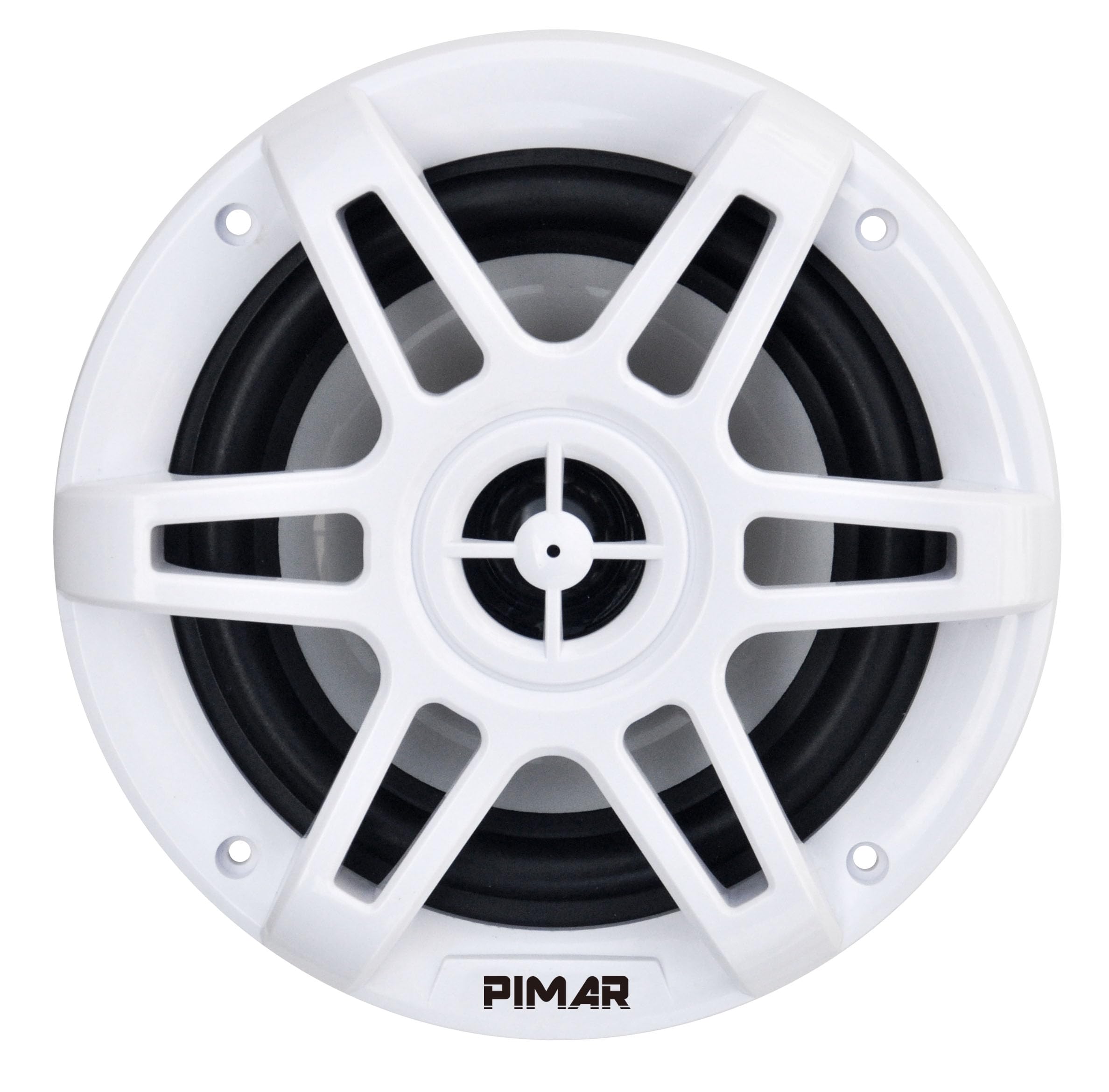 PIMAR Kit stereo con casse bianche150 WATT + telecomando presa usb radio bluetooth accessori barca gommone nautica (KIT STEREO CON 2 CASSE)
