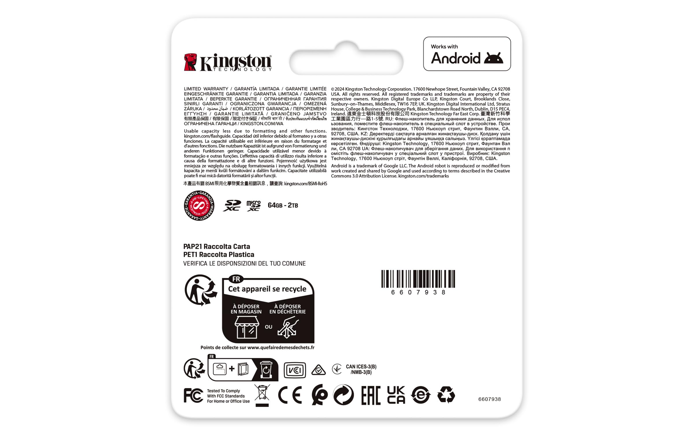 その他  Go 64GB Amazon.com: Kingston Canvas Go Plus 64GB microSD Card | Up