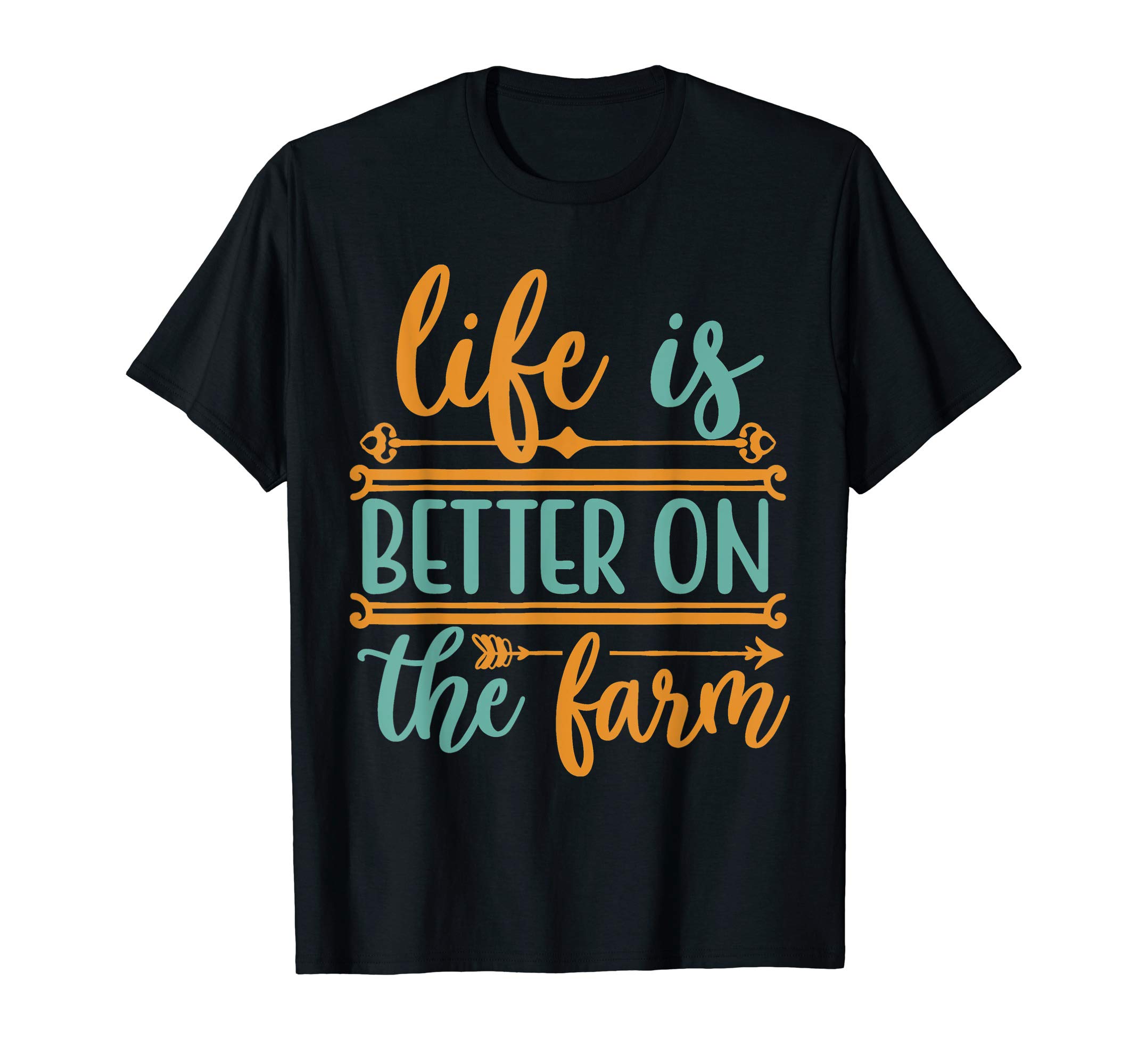 Life Is Better On The Farm Farming Rancher Farmer Gift T-ShirtOEKO-TEX STANDARD 100