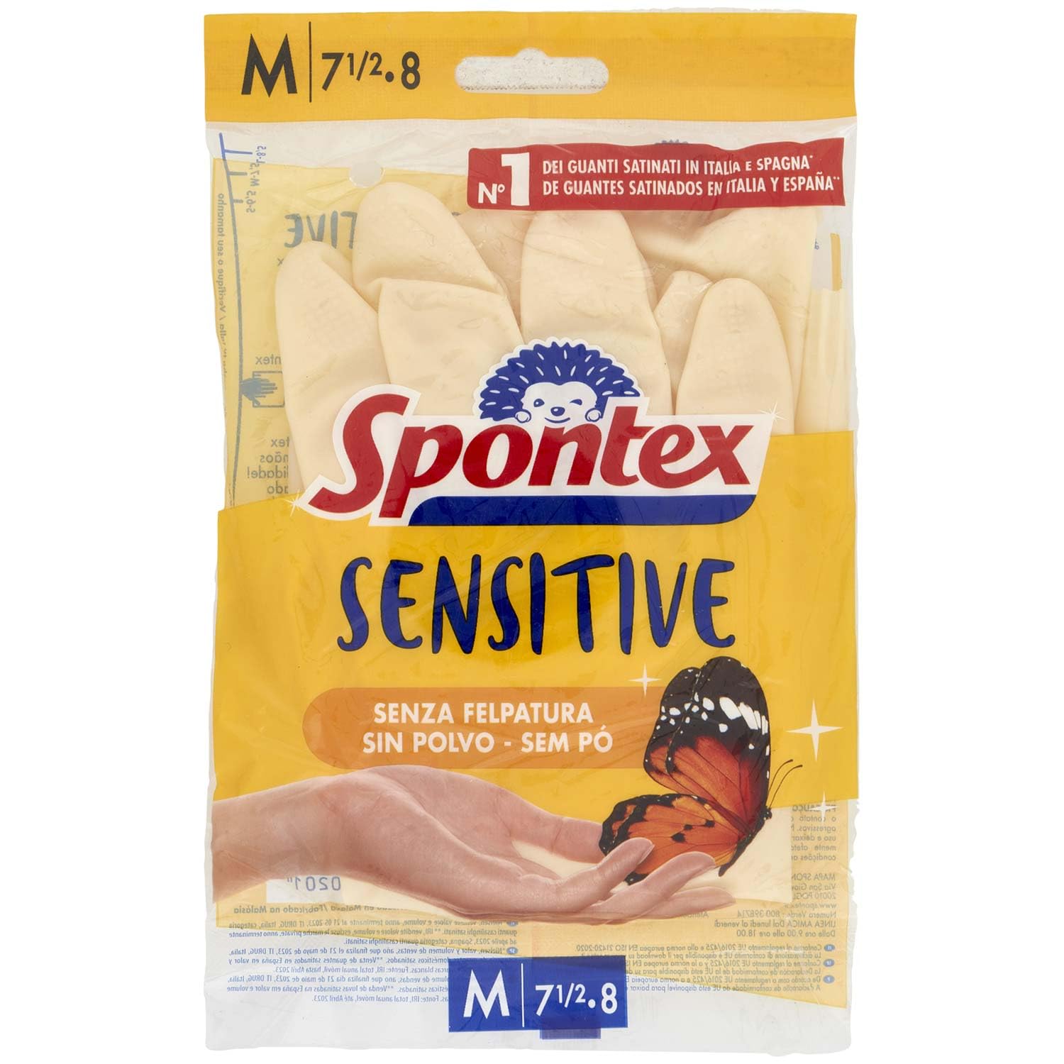 Spontex Guantes sedosos, medianos, 1 par
