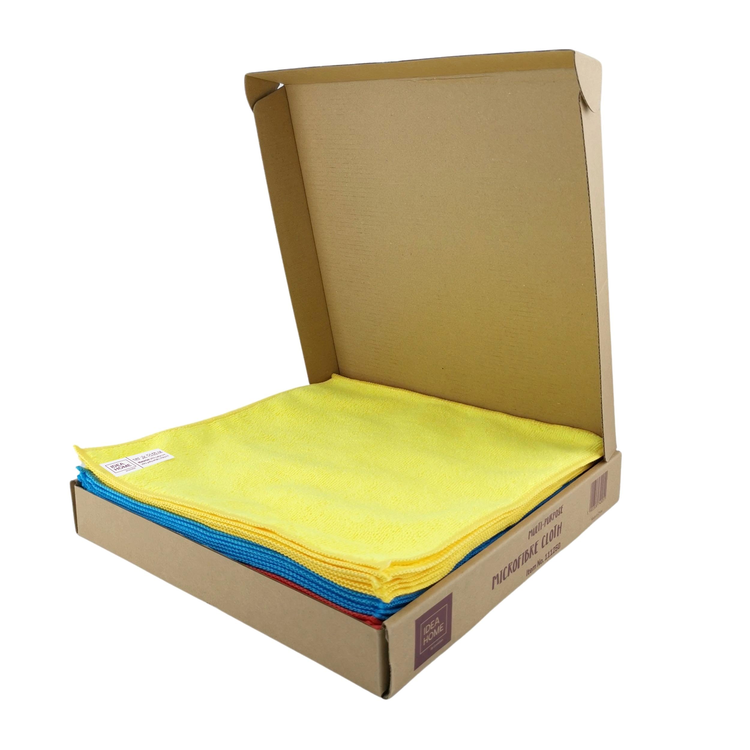 DETERMONDO Panni Microfribra 30 Pezzi per Rotolo Panni Microfibra Strappabile Riutilizzabile Senza Pelucchi 30x30 cm Per Auto,Casa e Cucina (Rosa