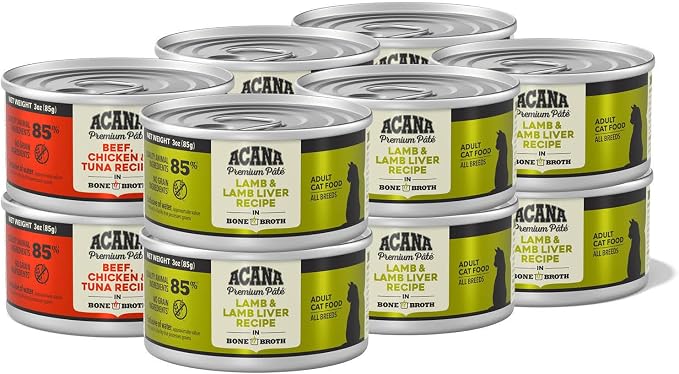 ACANA Premium Pâté Alimento Húmedo para Gatos Adultos Pack Variedad 12 latas miniatura 2