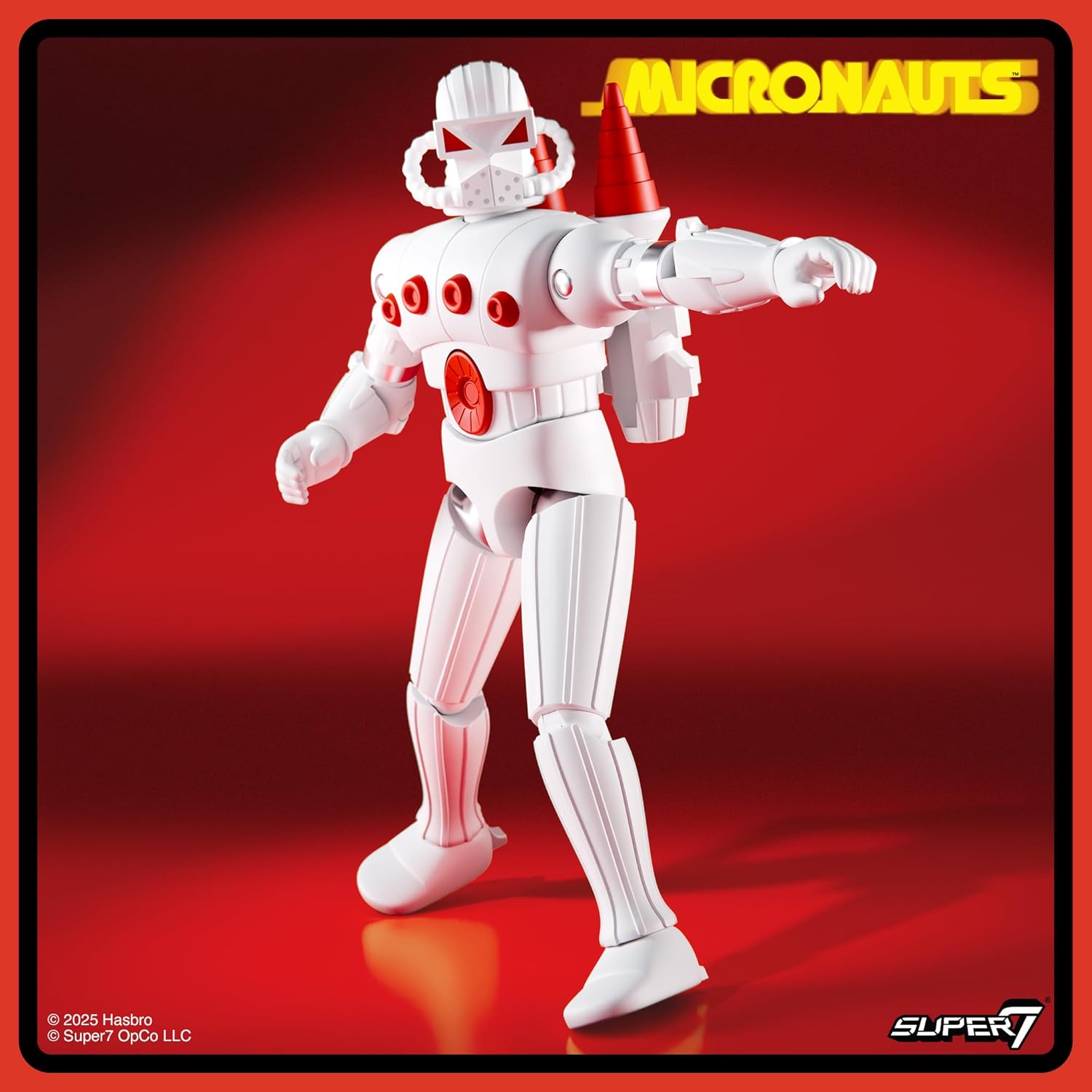 Super7 Reaction+ Micronauts Force Commander - 3.75" Micronauts Action Figure with Accessories - Classic Sci-Fi Collectibles and Retro Toys - Image 3
