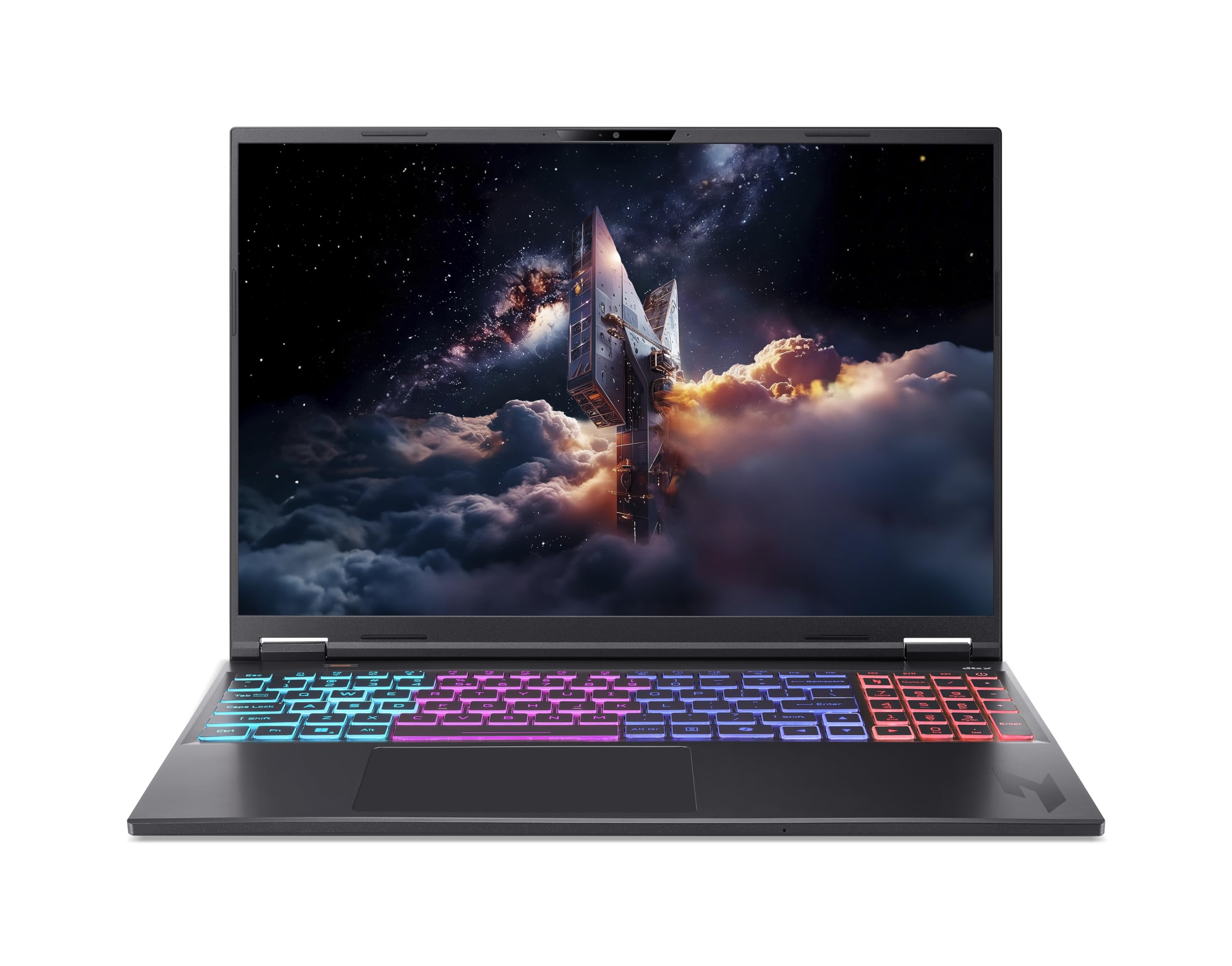 acer Nitro 16S AI (AN16S-61-R4NP) Gaming Laptop 16" WQXGA IPS 180Hz, AMD Ryzen AI 9 365, 32 GB RAM, SSD da 1 TB, NVIDIA GeForce RTX 5060, Windows 11, tastiera QWERTZ, nero