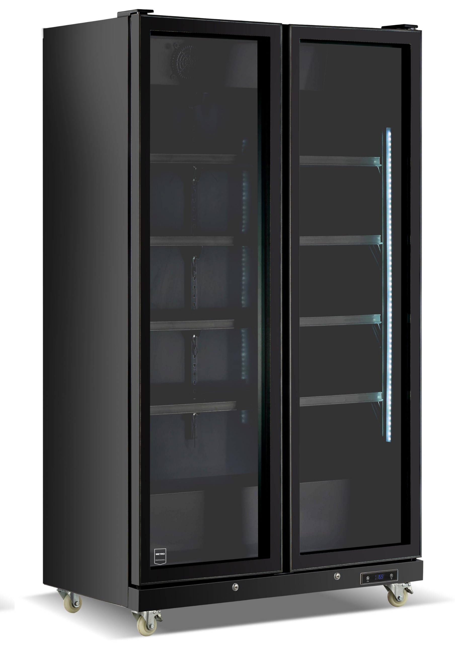 METRO Professional Getränkekühlschrank GSC1810B, 1000 L, schwarz