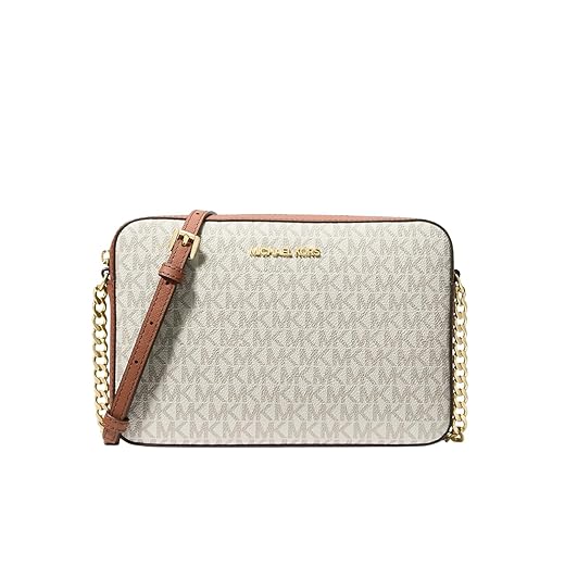 Michael Kors Women's Jet Set Item Lg Crossbody, Vanilla 2019, One Size