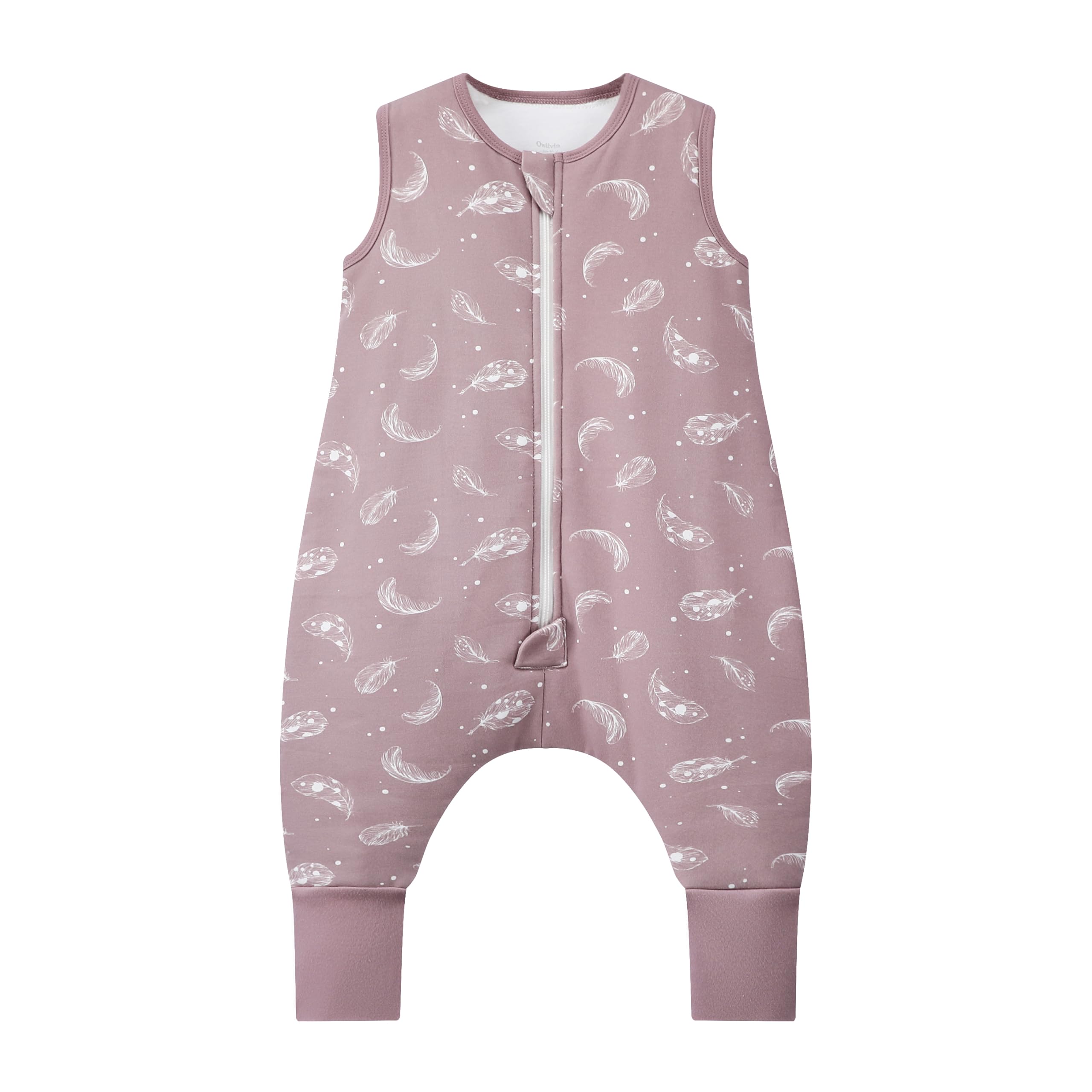 Owlivia 1.0 Tog Baby Schlafsack aus 100% Bio-Baumwolle mit Füßen - Ganzjähriger Komfort für Ihr Kleinkind