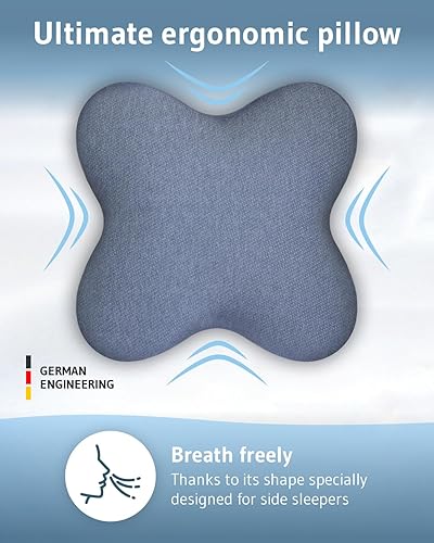 Miniatura 4 de Third of Life ACAMAR Quickdry - Almohada de espuma viscoelástica diseñada en Alemania - Ergonómica con funda de almohada extraíble de secado rápido