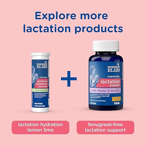 Miniatura 7 de Mommy's Bliss Tabletas de bebida de hidratación para lactancia, sabor Berry Acai, electrolitos + vitaminas B, 1 paquete (10 tabletas)