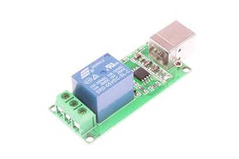 NOYITO 1-Channel 5V Computer USB Control Switch Relay Module Drive-Free Relay Module Plug and Play Suitable for PC Smart Controller