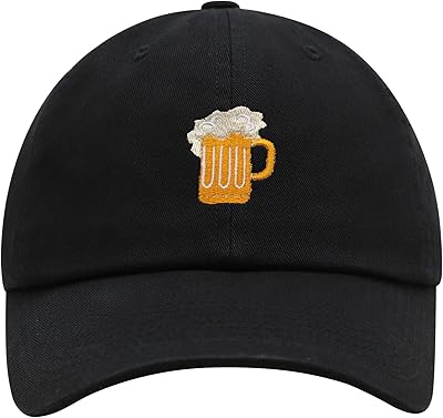 JPAK Beer Mug Premium Dad Hat Embroidered Baseball Cap Party Black