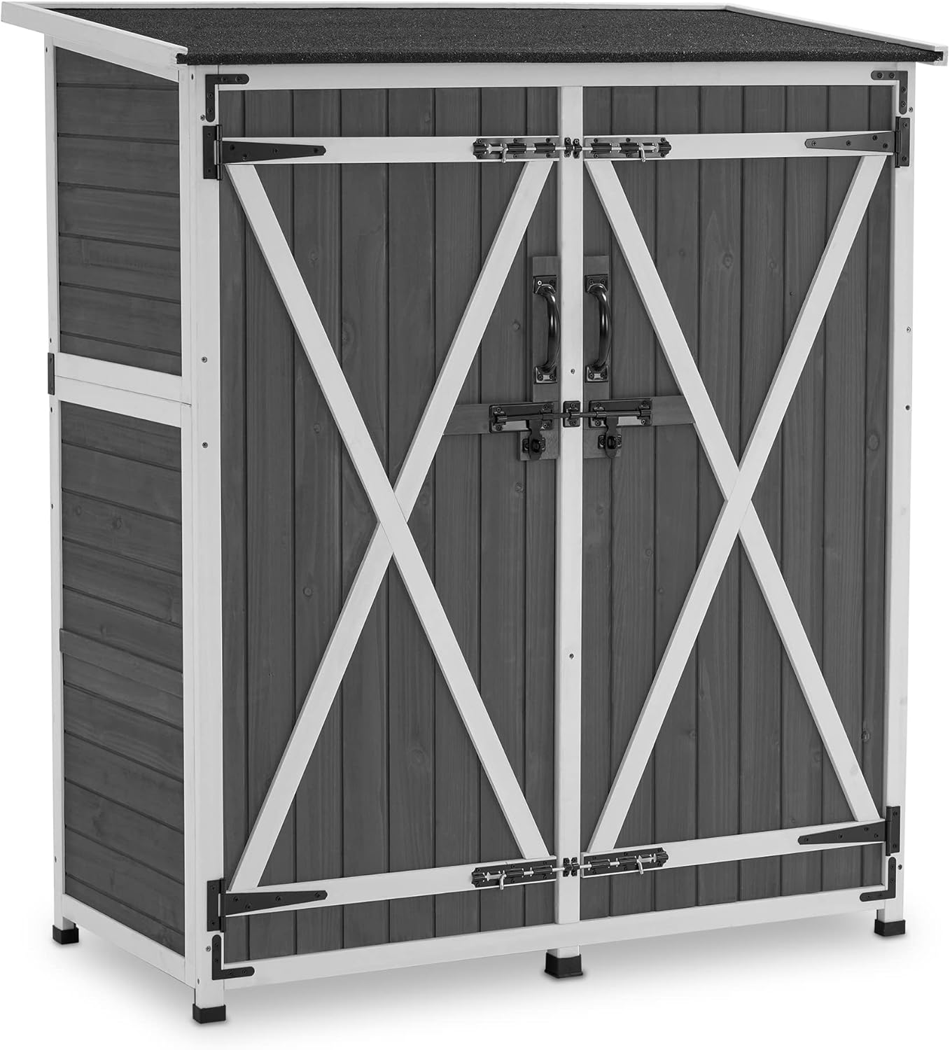 M 0707 Armoire de jardin en bois résistant aux intempéries Petit