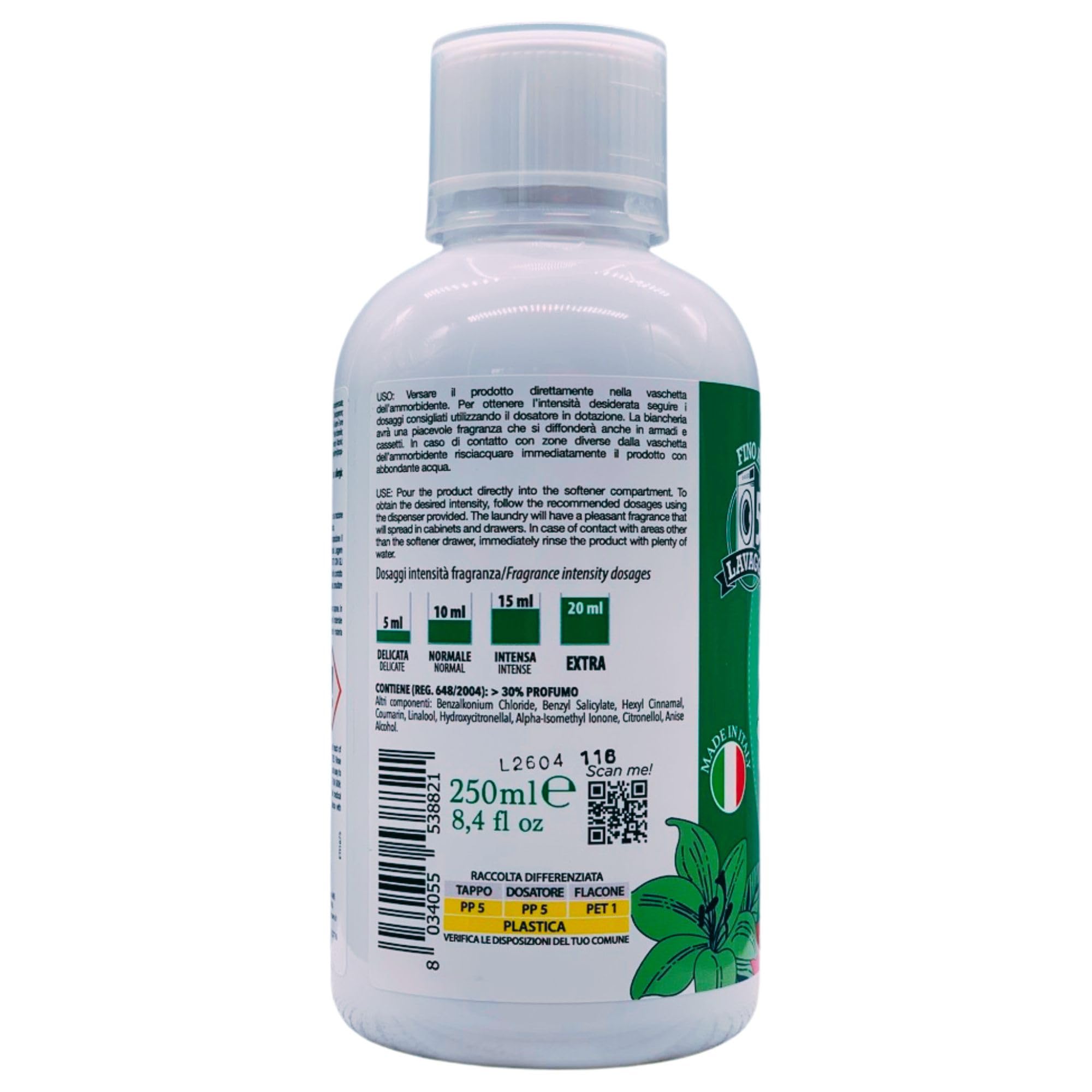 Sweet Home, Profuma Biancheria Formula Potenziata Igienizzante, Antibatterico Naturale. Disponibile In Due Profumazioni 250ml (4 Flaconi, Muschio Bianco)