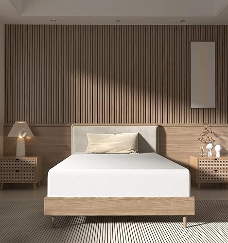 Dkeli Colchón tamaño individual, colchón de espuma viscoelástica de gel de 12 pulgadas para sueño fresco y alivio de presión, colchón individual