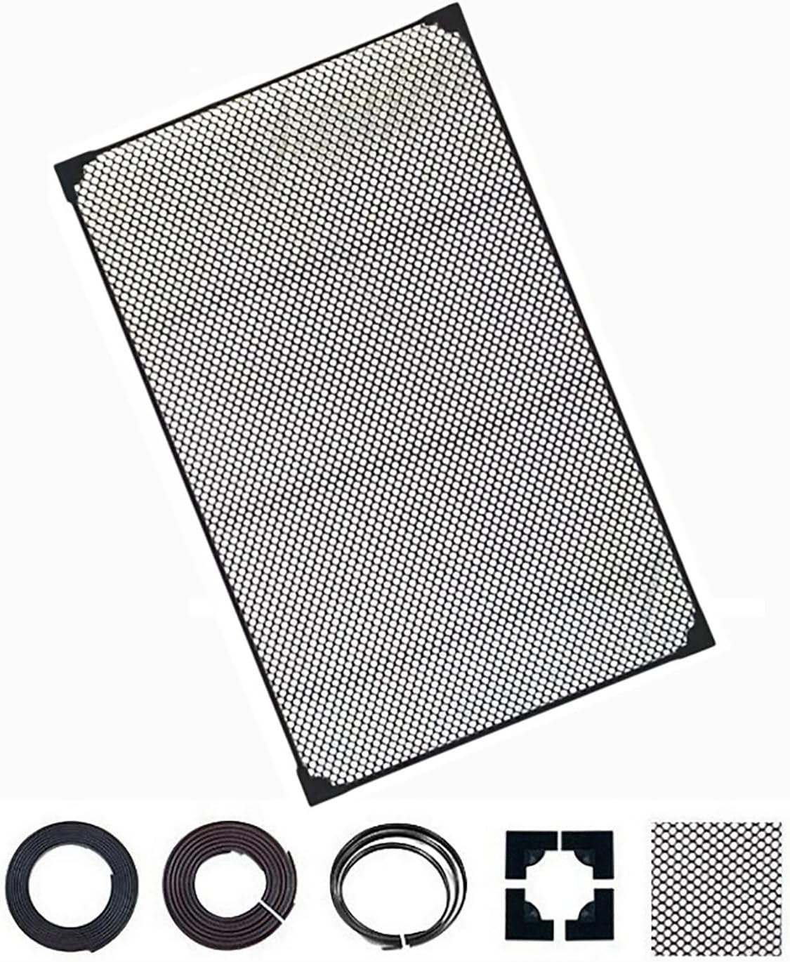 DIY Magnetic Fish Aquarium Anti Jumping net Cover, Terrarium Ventilation Opening Hood Avoid Cat Catching Fish