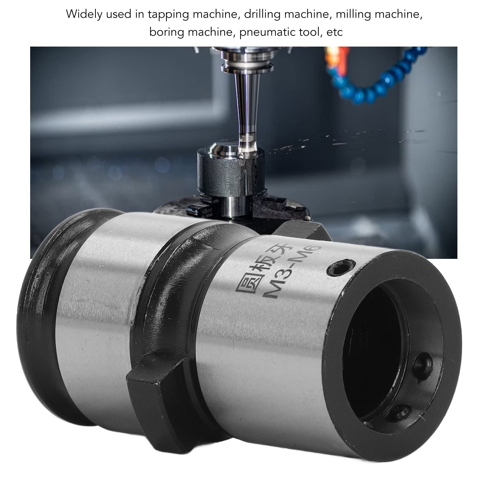 Mandril de matriz redonda de 30 mm de acero al carbono | Herramienta de roscado para torno