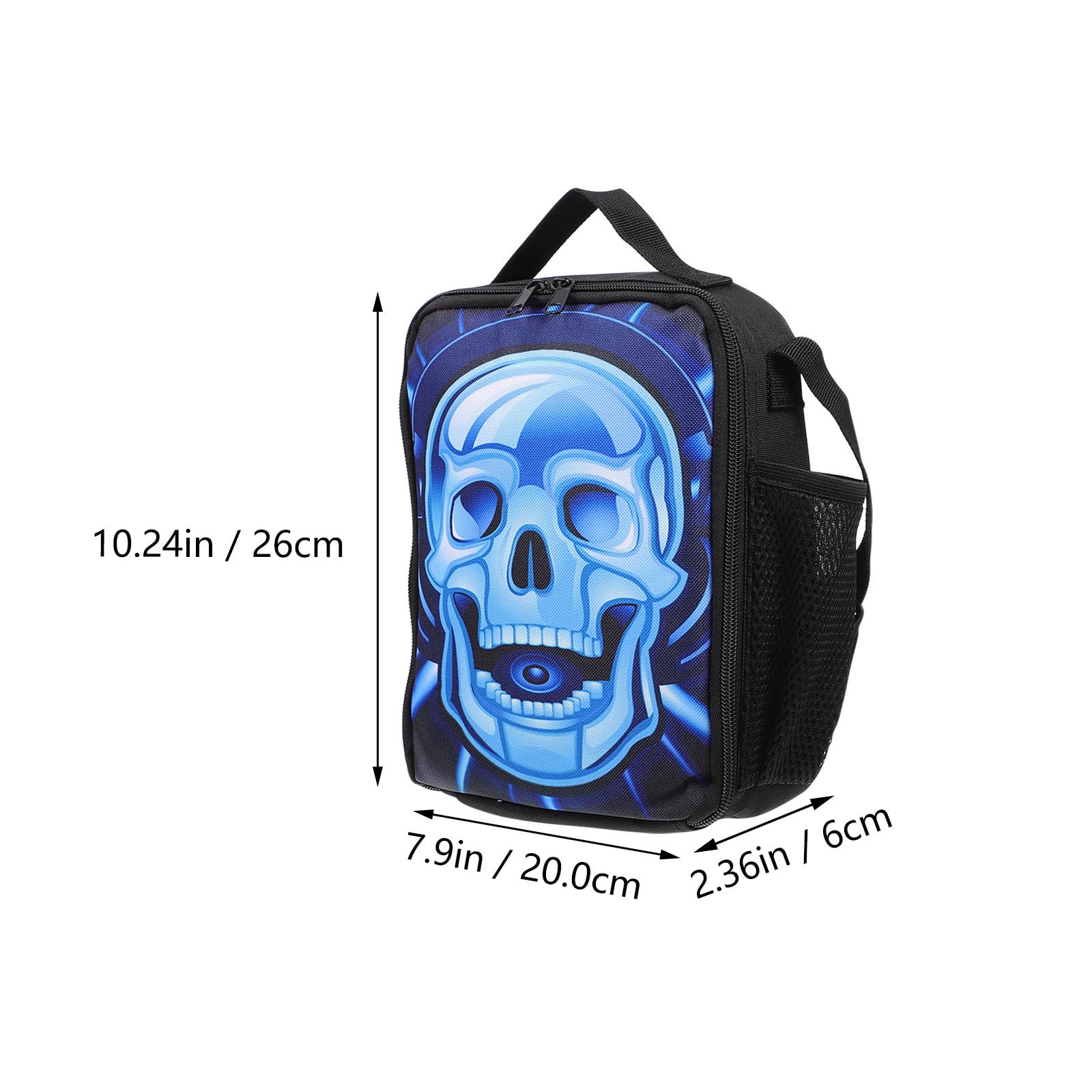 Abaodam 3 Pezzi Borsa Pranzo e Studenti in Poliestere Grande Capacità, Design Creativo e Multiuso per Picnic e Scuola