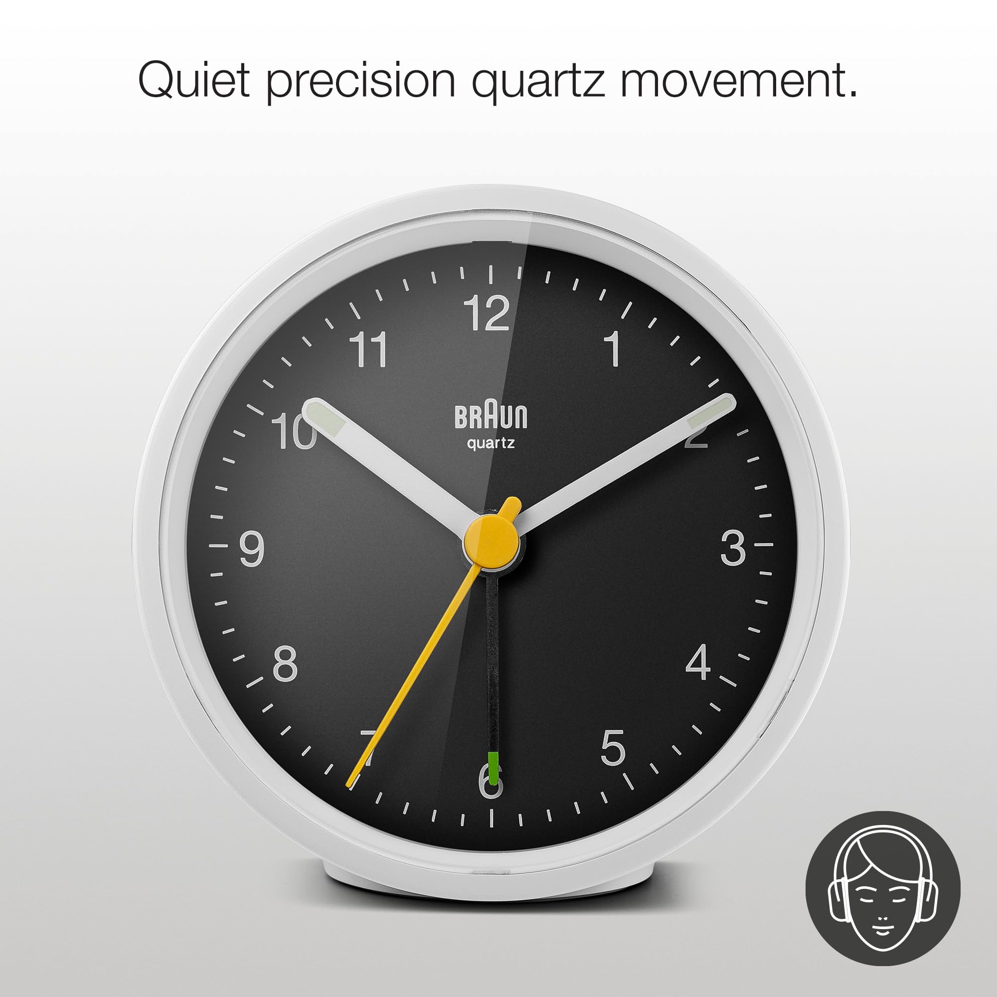 Réveil Braun Classique - Alarme Crescendo Et Fonction Snooze Silencieuse