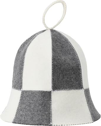 100% Wool Sauna Hat, Traditional Russian Sauna Hat Accessories for Men and Women, Infrared Steam Sauna Accessories Cap