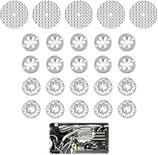 Heat Shield Repair Kit 52mm Repair Sheets 30mm Heat Shield Clips OE Number N90335004 Compatible with Most Car Models(25PCS)