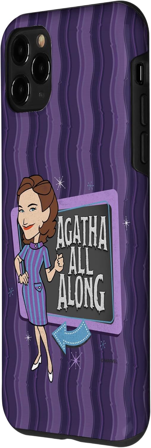 iPhone 11 Pro Marvel WandaVision Agatha All Along 60s Case