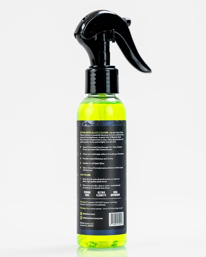 Limpiador de Vidrio Óptico Riptide Armory 4oz Combo miniatura 7