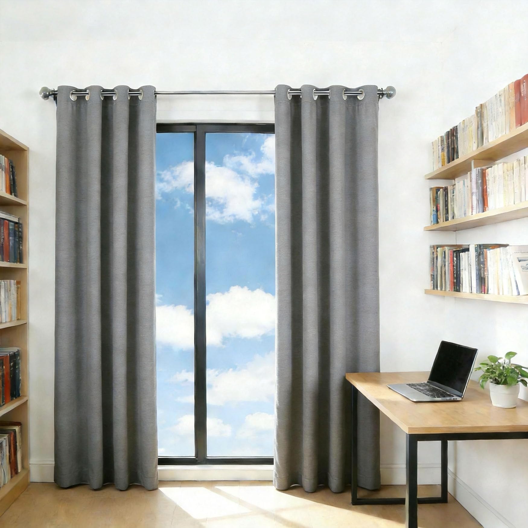 Rideau occultant 50 x 105 cm ideal pour creer un cocon de douceur dans la chambre ou le salon