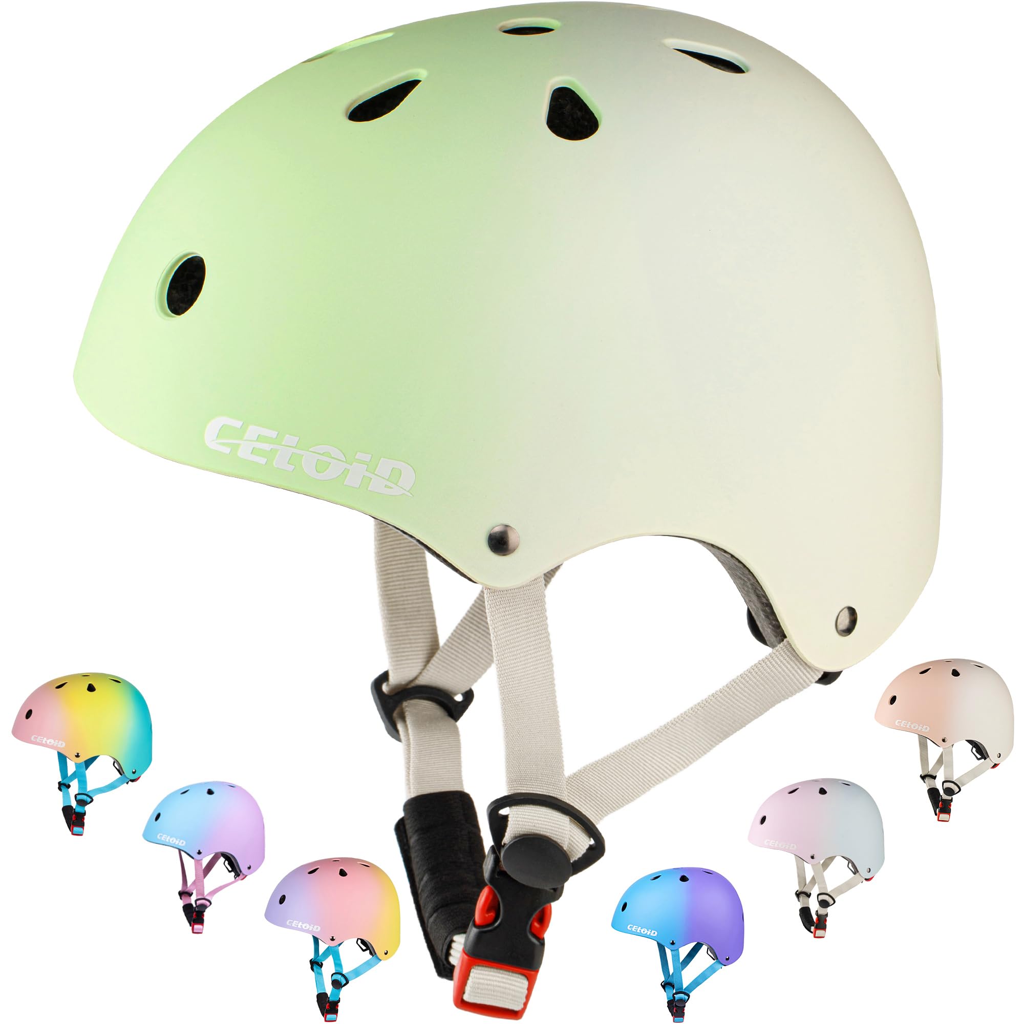 Kids Bike Helmet,Toddler Skateboard Helmets for Ages 2-3-5-8-14 Years Boys Girls，Adjustable Multi-Sport Bicycle Skateboarding Football Roller Skating Scooter Rollerblade Balance Bike Helmet