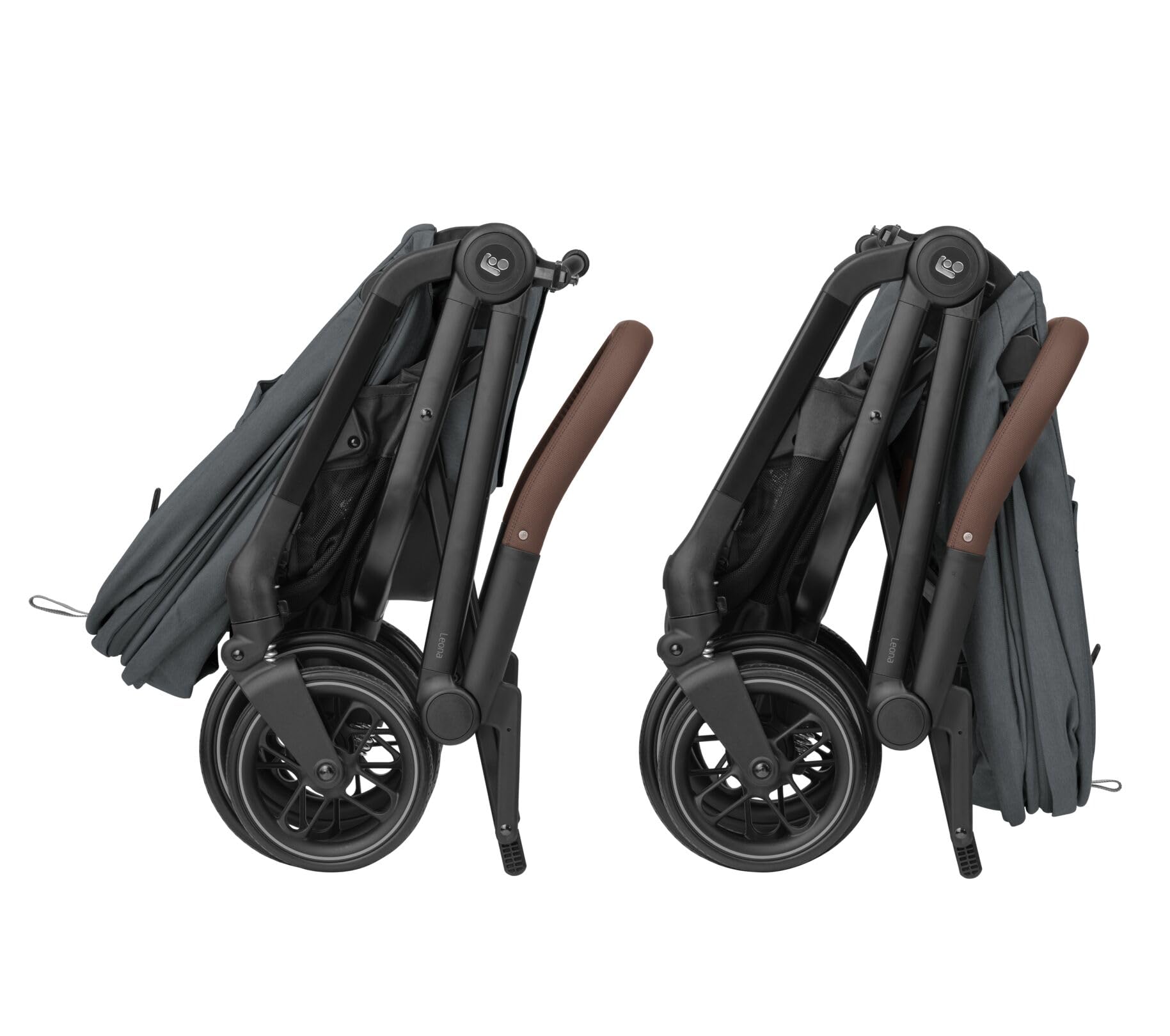 Maxi-Cosi Leona² Kinderwagen 0–22 kg umdrehbare Sitz einhändig zusammenklappbar Twillic Graphite