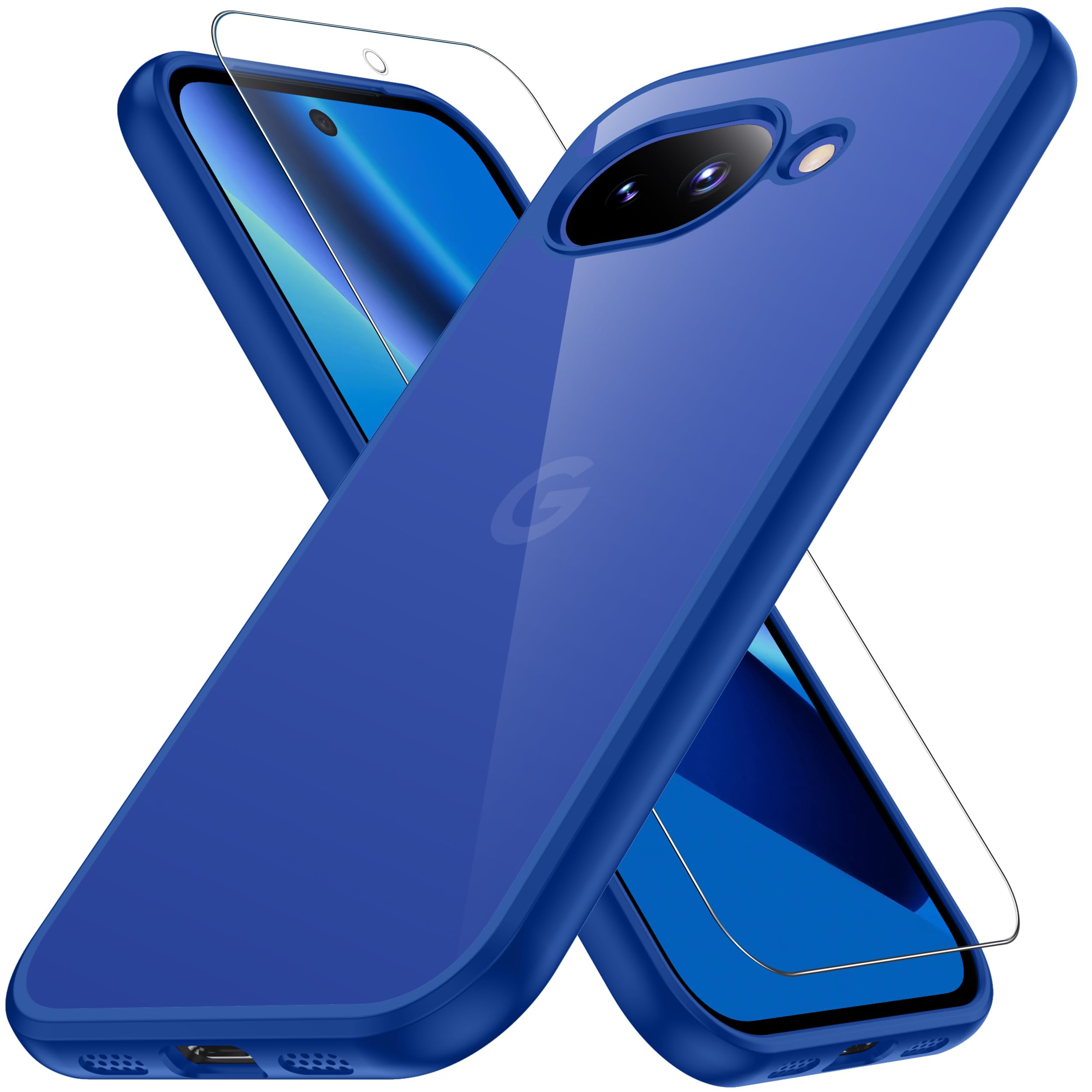 Amazon.co.jp: gogorelax for Google pixel 10a 用 ケース ブルー 米軍
