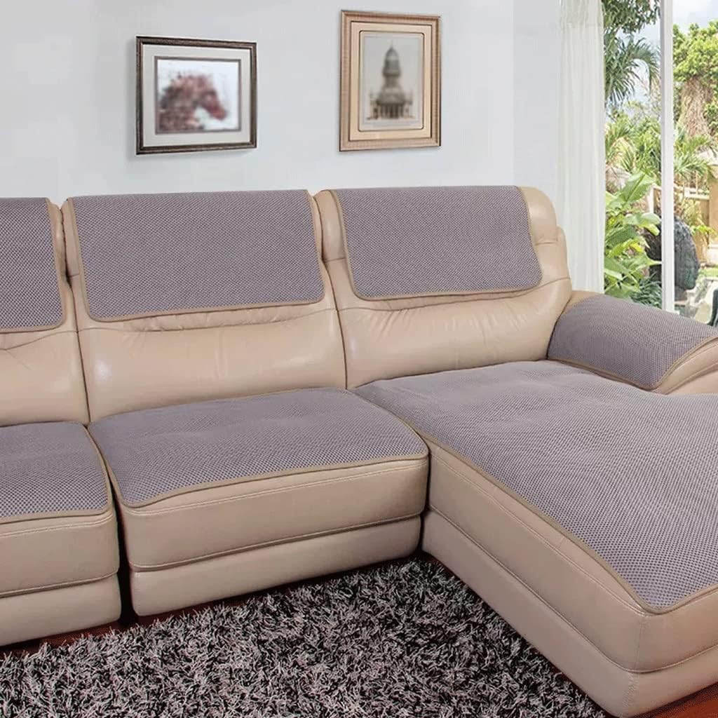 Sofa Cushion Non-Slip Cushion Winter Four Seasons Fabric Sofa Cover Cover Towel (Color: D, Size: 60 * 76cm) (E 60 * 150cm)