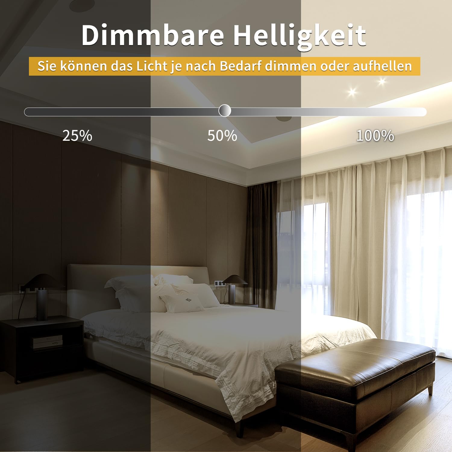 Cob - Striscia LED da 20 m, con telecomando, controllo app, DC24 V, 3000 K, luce bianca calda, flessibile, dimmerabile, utilizzabile su camera da letto, stanza, decorazione fai da te