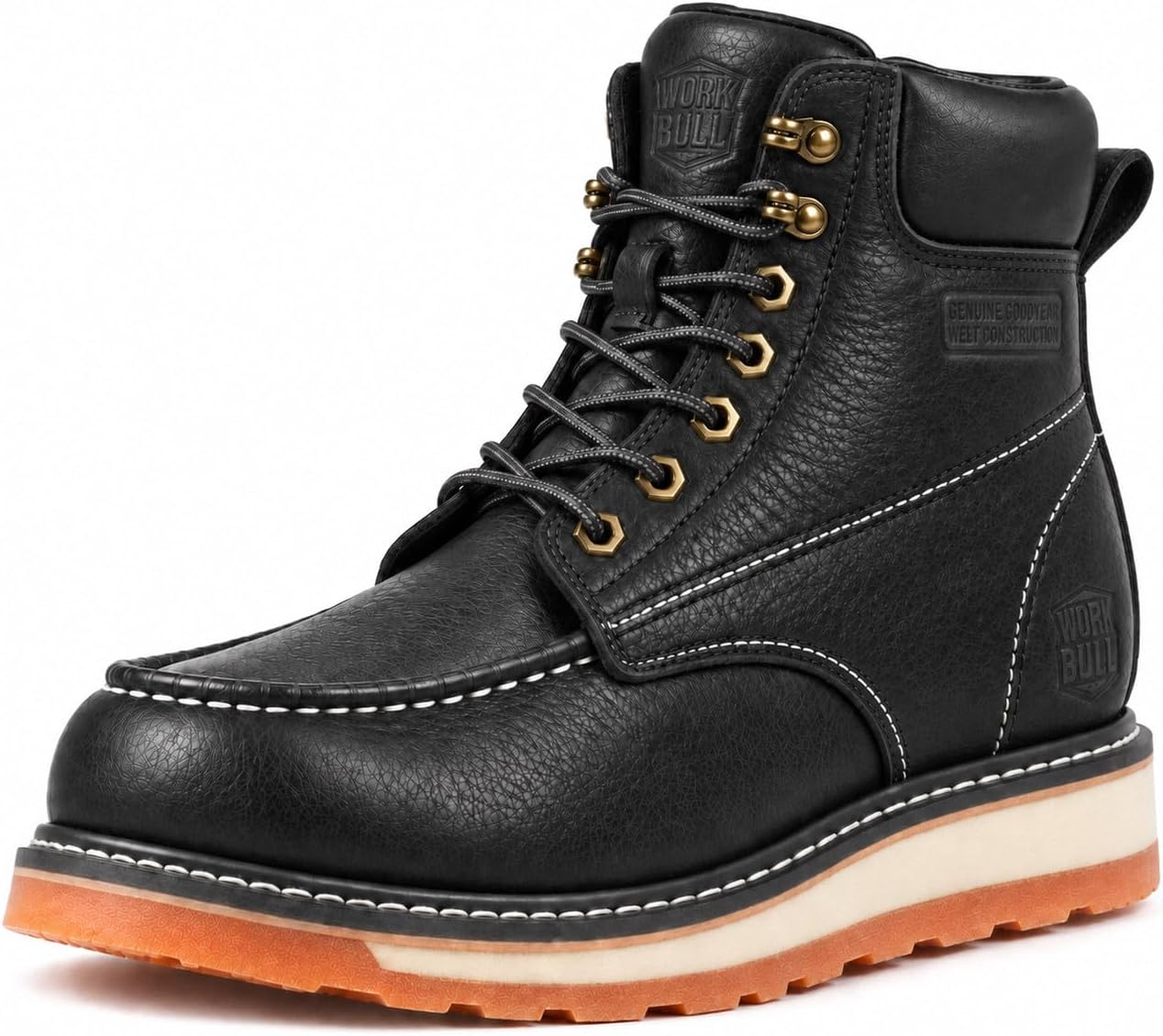 Men's 6 Inch Moc Toe Work Boots