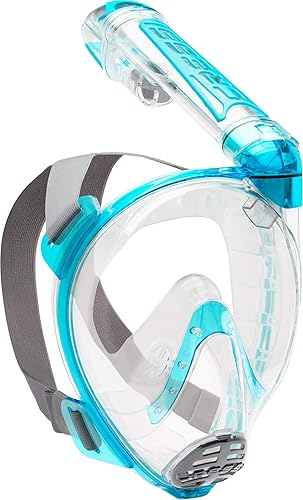 Miniatura 3 de Cressi Máscara facial completa de snorkel para adultos - Vista amplia y clara, sistema antivaho - Respiración fácil la seguridad primero - Nuevo