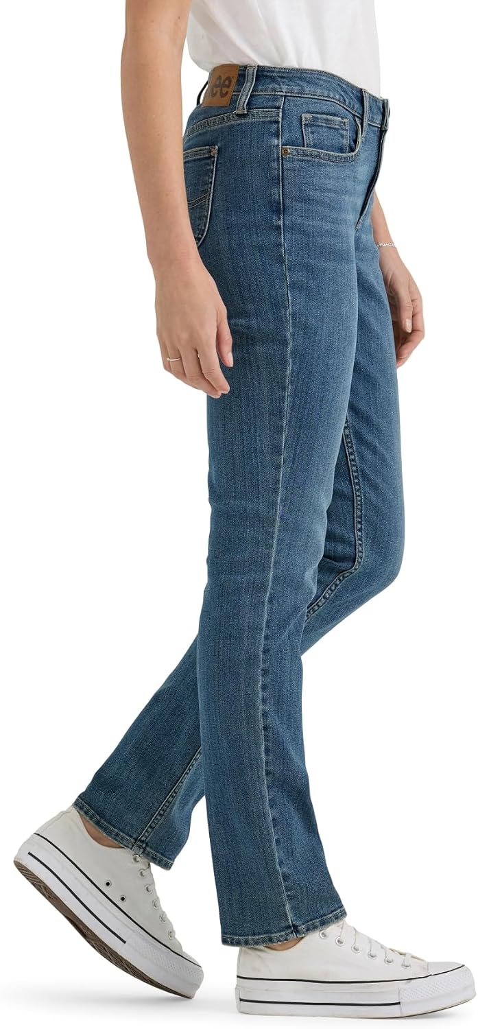 Lee Women's Legendary Mid Rise Straight Leg Jean