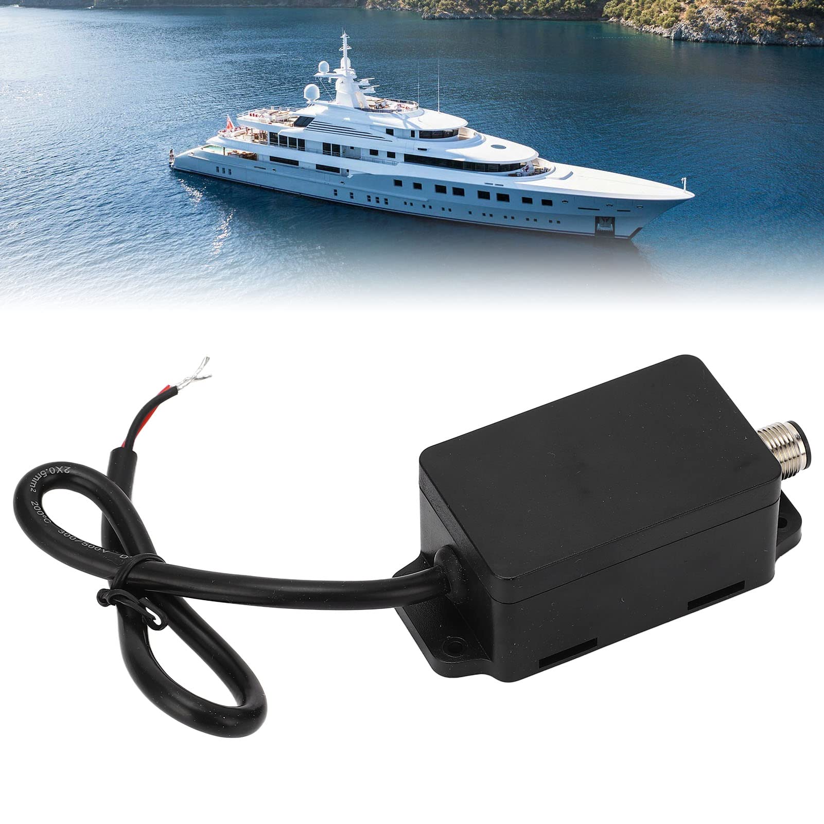 Cryfokt Convertitore NMEA2000, Scatola Convertitore Multifunzione con Guscio Metallico Impermeabile IP67 per Sensori Resistivi UE/USA 0-190 Ohm 240-33 Ohm, 9-32 V per Yacht Marini per
