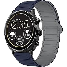 Lamshaw 22mm Silicone Sport Strap Watchband Compatible with Citizen CZ Smartwatch, CZ Smart Touchscreen Gen 2 CASUAL 41mm, Sport 44mm, CZ Smart Hybrid Gen 2 Sport Smartwatch
